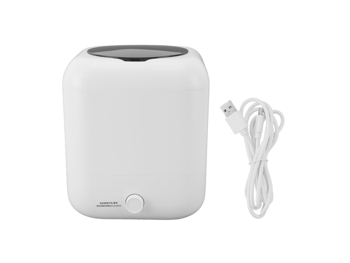 Lavadora Portátil de Roupa Interior com 5L, Visor Digital, 3 Níveis de Temporizador e Resistência à Água LAXISCREED