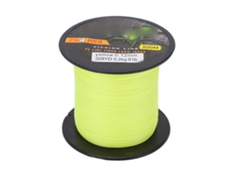 Linha de Pesca Trançada 4 Fios 328 Jardas Amarela AQUAFORGE