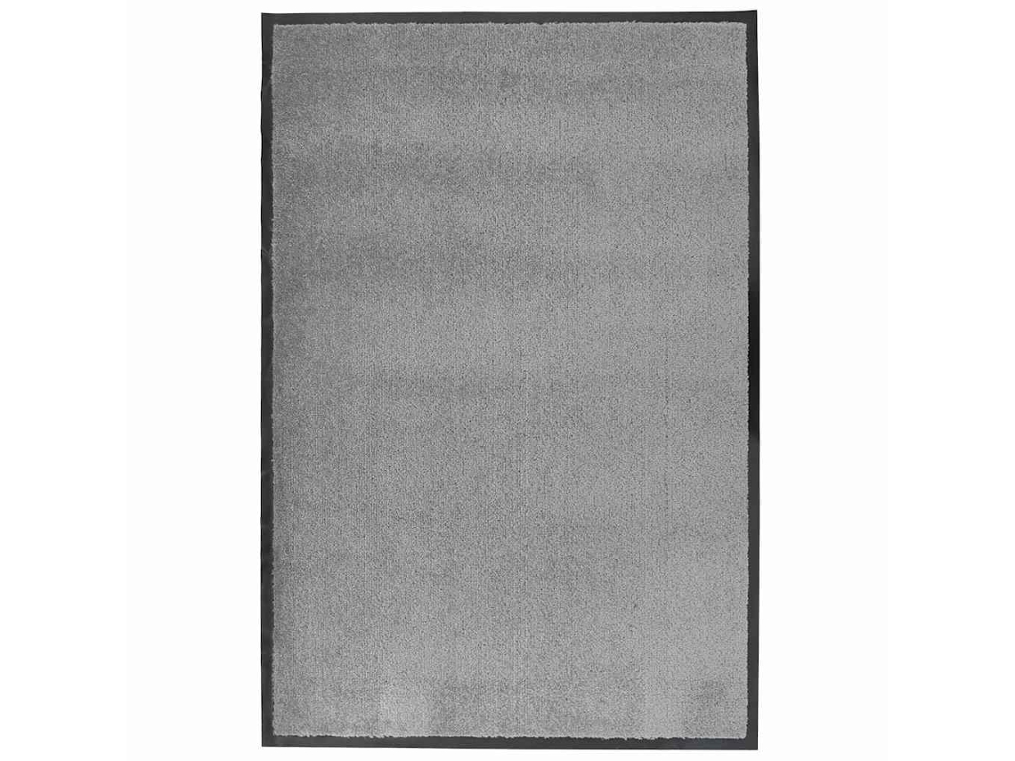Vidaxl Capacho 60x90 Cm Cinzento