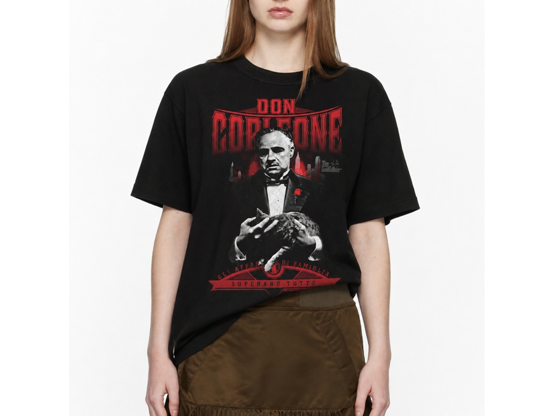 Rockinstone Godfather El Don Black Adult T-shirt Size:l