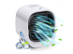 Ventilador De Ar Condicionado Doméstico Pequeno Portátil Mini Ohpa M201 Branco