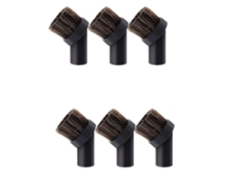 Conjunto De 6 Peças De Escova De Limpeza Para Aspirador De Pó Com Cerdas Macias De Crina De Cavalo, Diâmetro Interno De 32 Mm._glo
