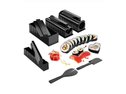 Kit De Ferramentas Para Fazer Sushi Com 10 Peças E 8 Formas Diferentes Em Plástico De Qualidade Alimentar