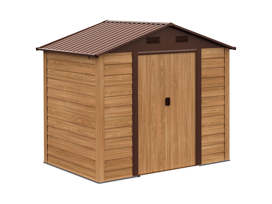 Abrigo De Jardim À Prova De Intempéries Com Portas De Correr Northio