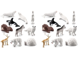 Miniaturas de Animais do Ártico, Lã, Crianças SFUSHOS
