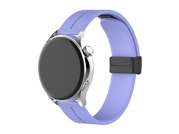 Bracelete Para Garmin Vívomove Hr/3/style/luxe/sport/trend (20mm) Roxo Cuich