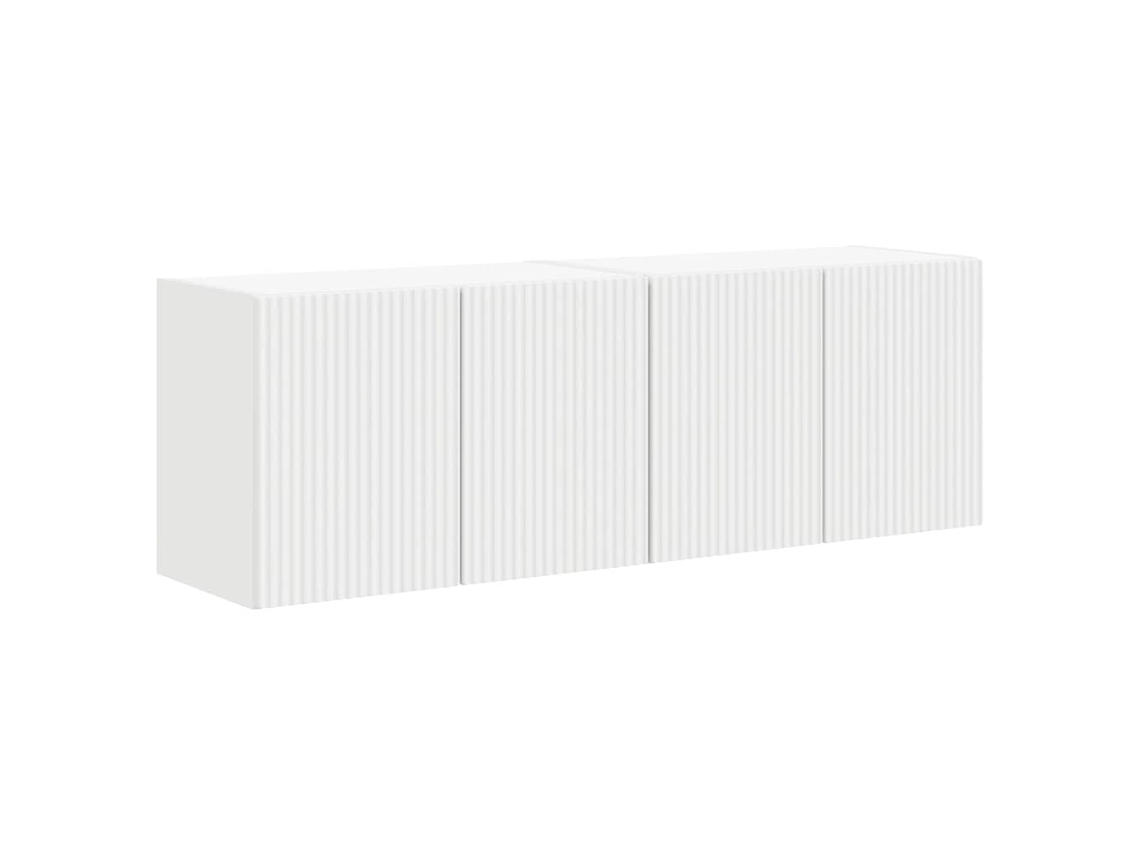 Conjunto de Armários de Tv de Parede Branco MAISON EXCLUSIVE 59,5x31x40 cm