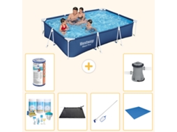 Bestway Piscina Bestway Steel Pro Retangular - 300x201x66 Cm - 7-peças S22077