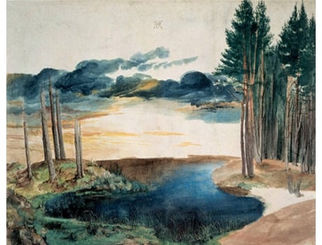 Quadro LEGENDARTE Lago na Floresta - Albrecht Dürer (80x100 cm)
