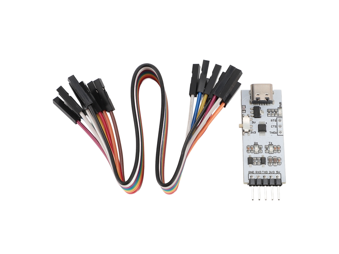 Módulo De Porta Serial Usb Para Ttl Tipo C Uart Conversor 3.3v 5v Para Win Xp 7 8 10