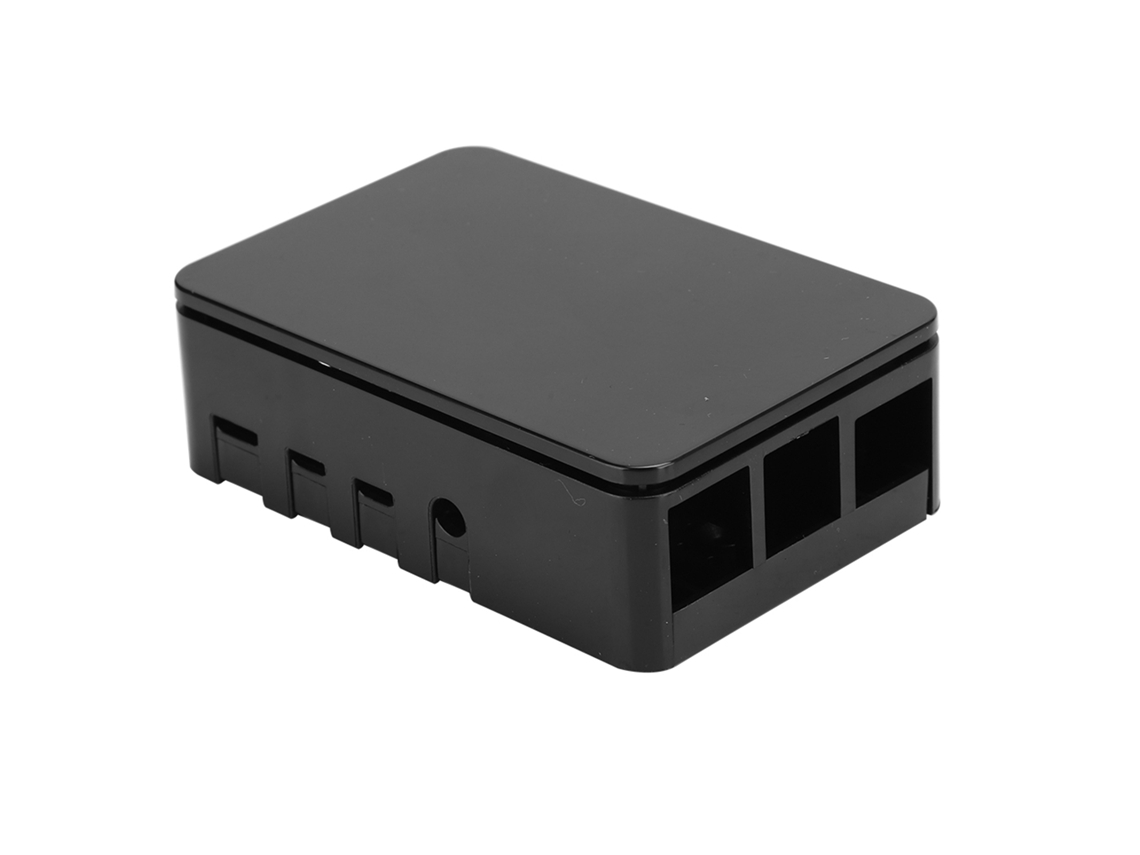 Capa (buracos De Dissipação De Calor, Função De Proteção) Para Raspberry Pi 4 Capa Abs (modelo V4) Preta