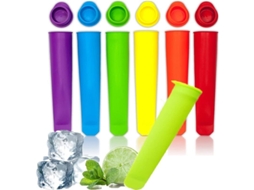 2026 moldes de Paletas Linjou, 6 Piezas de Silicona para Helados Pop Ice Cream