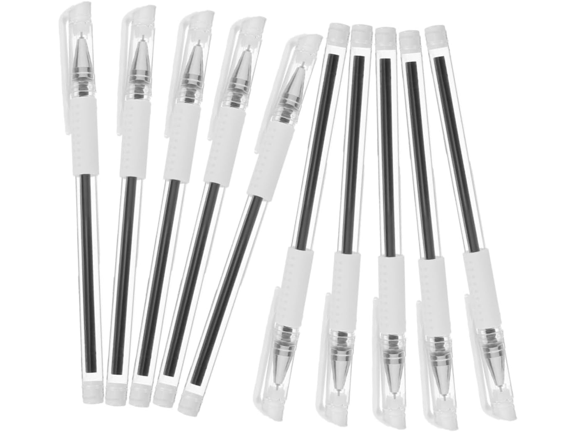 Conjunto de 10 Peças Pontas Feltro para Posicionamento e Precisão Sobrancelhas Healeved 15,00 X 1,00 Cm