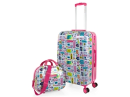 Conjunto de Malas SKPAT London Fúcsia 44X67X24 Cm 64L