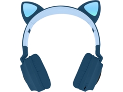 Auscultadores Bluetooth AVIZAR KASK-NT-MINOU (On Ear - Bluetooth - Noise Cancelling - Azul)
