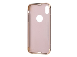 Capa LAXISCREED Apple X Anti queda Ultra Fina Ouro