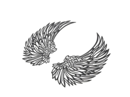 Arte De Parede De Metal Com Asas De Anjo E Luzes Led Para Decoração Interior E Exterior Casa Jardim Office