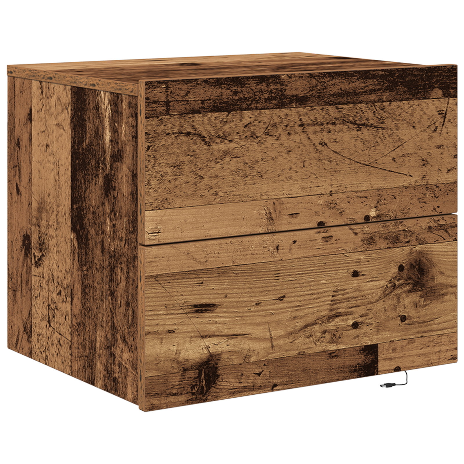 Conjunto 1 Armário De Cabeceira Vidaxl Castanho Derivados De Madeira (50 X 39 X 41 Cm)