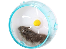 Roda de Exercícios Silenciosa para Hamster 2026 - 4,7 Polegadas - Material PP Premium - Giratória Grande para Hamsters, Camundongos e Chinchilas