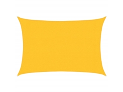 Toldo vela VIDAXL Amarelo (3x4 m)