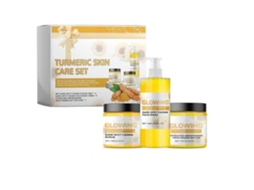 Kit Esfoliante E Limpador Facial De Cúrcuma: Esfoliação E Hidratação Naturais (100 Ml)