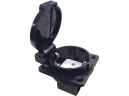 Socket Europeu Tipo E/f Impermeável Ip44 16a, Socket Industrial Antipoeira com Tampa para Alemanha/frança