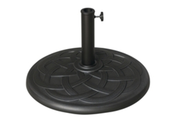 Base de Parasol Resin de 19kg com Decorações e Acoplador Φ54,5cm Bronze S/MARCA