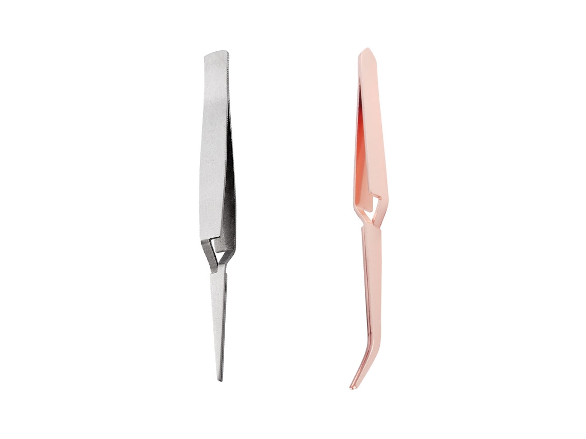 MEOIRUERY 2pcs Ferramentas Para Unhas Multifuncionais Pinça Para Decoração De Unhas Com Strass Cortador De Unhas E Pinça Em Aço Inoxidável