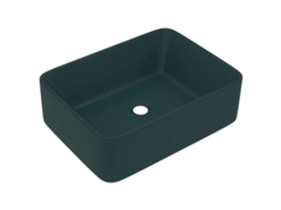 Luxury Basin, Luxury Basins Vidaxl Verde Cerâmica (n/a)