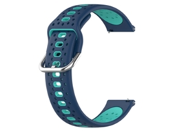 Pulseira Desportiva Em Silicone Para Samsung Galaxy Watch 5 40mm/44mm / Galaxy Watch 5 Pro 45mm Azul-verde Hexinyigjly