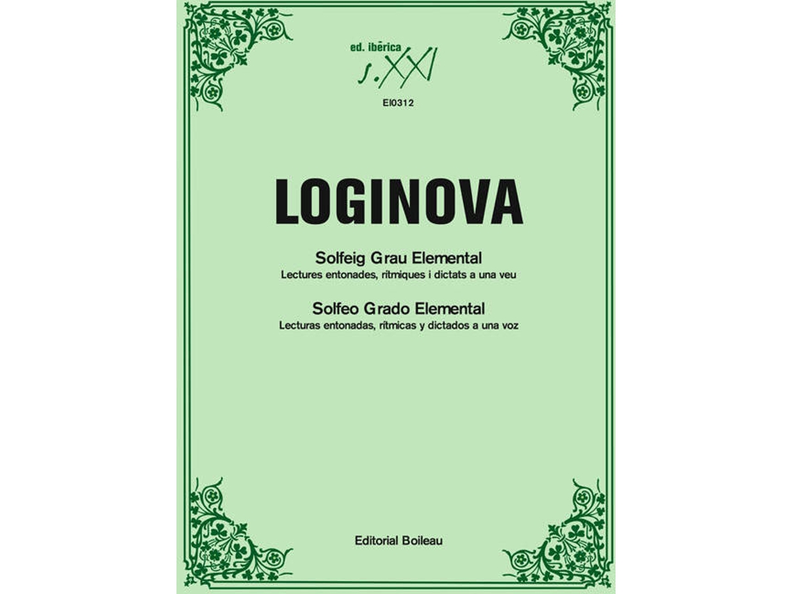 Livro Solfeo Grado Elemental 2. Solfeig Grau Elemental. 2 de Larisa Loginova