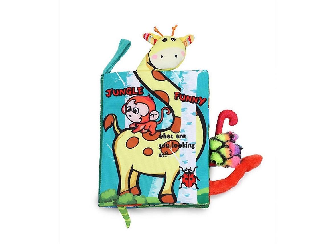 Kids Interactive Book With 3d Tail Made By Non-toxic Cloth Activity Books