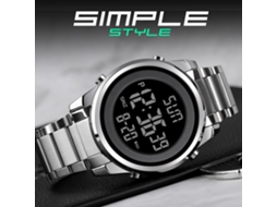Reloj Digital Hombre Dual Time 3atm Impermeable Regalo Para Hombres