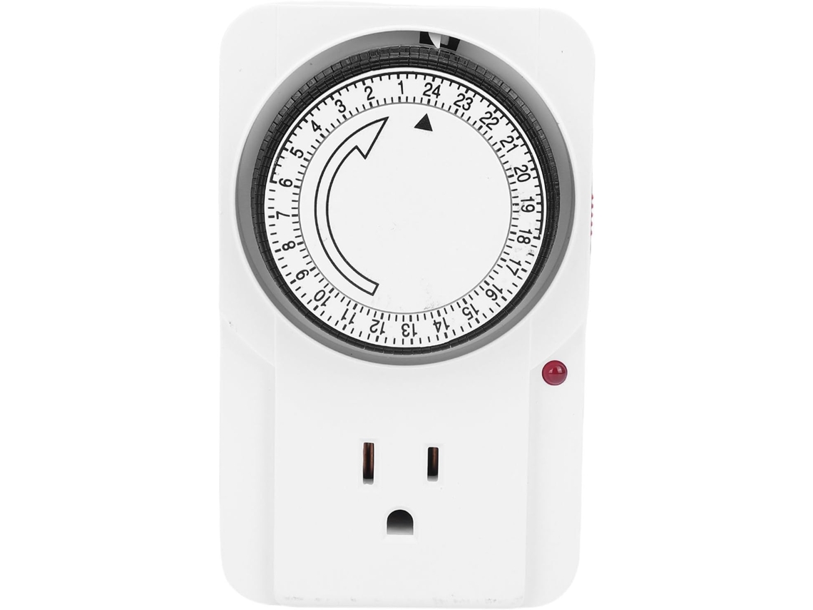 Temporizador Mecânico De 24 Horas Com Intervalos 15 Minutos