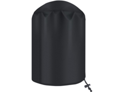 Capa Para Churrasqueira, Capa Para Kettle Bbq Impermeável Resistente 420d Em Tecido Oxford À Prova De Rasgo E Uv Com Bolsa De Armazenamento (75 X 70 C