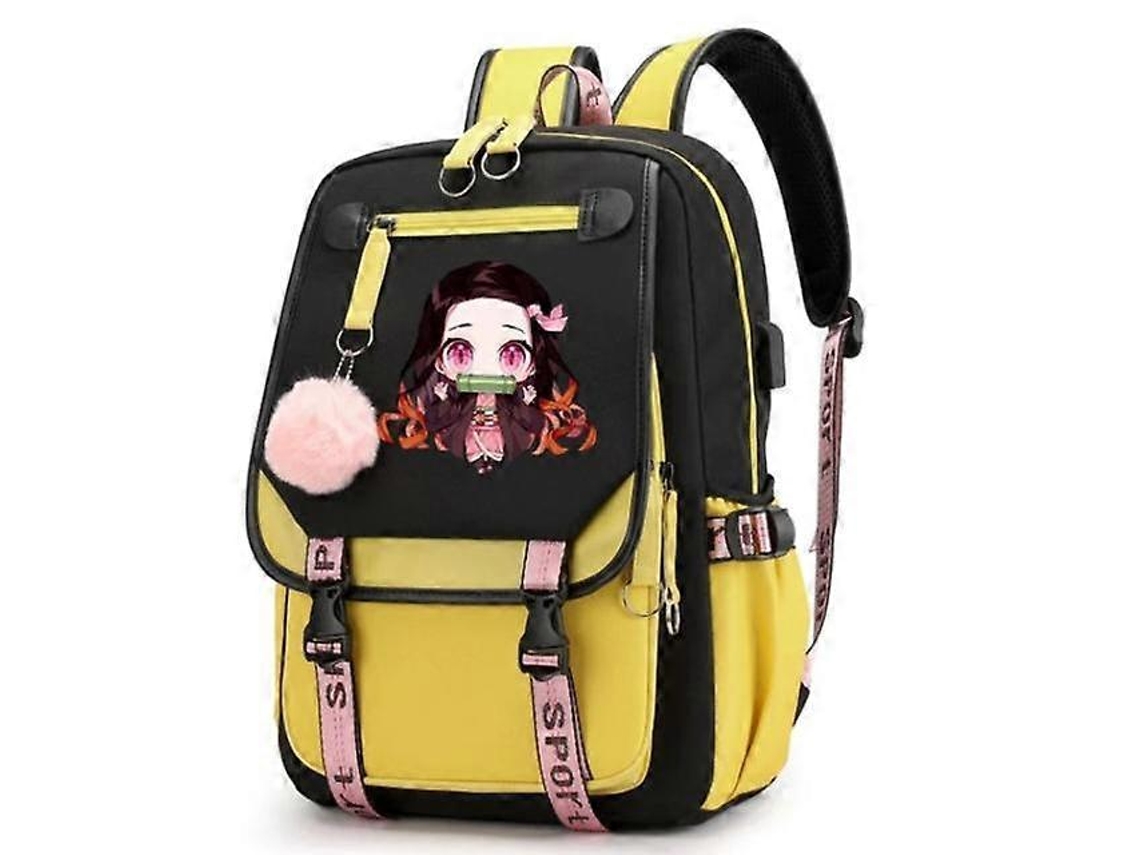 Mochila Ghost Destroy Blade De 16 Polegadas Com Carregamento Usb Para Laptop E Jovens, Bolsa Casual De Viagem Para Estudantes Olysi Shop
