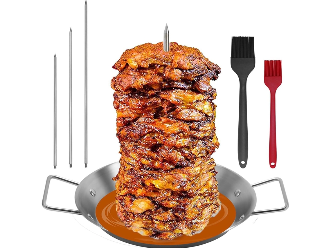 Bandeja De Churrasco Vertical De 10 Polegadas