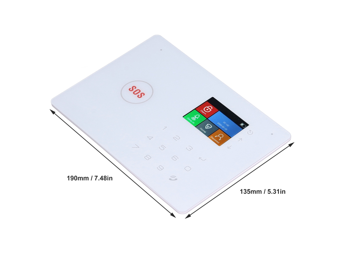 Sistema De Alarme Gsm Wifi Para Casa Inteligente: Segurança Com Notificações Em Tempo Real, 110‑240v Plug Us