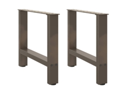 Coffee Table Leg, Coffee Table Legs Vidaxl Cinzeto Aço (60 X (42-43) Cm)