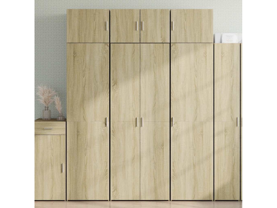 Vidaxl Armário Alto 70x42,5x185 Cm Derivados Madeira Carvalho Sonoma