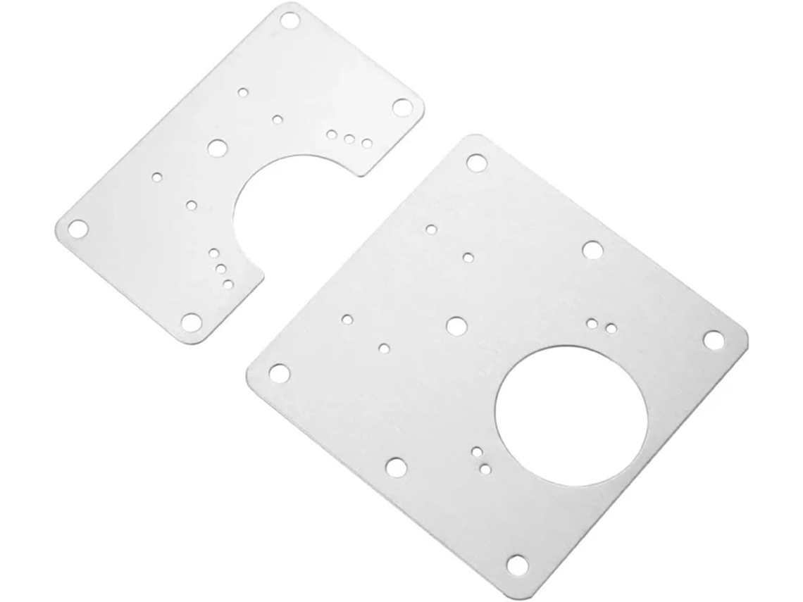 Placa De Reparo Dobradiças Em Aço Inoxidável Com Parafuso Para Móveis