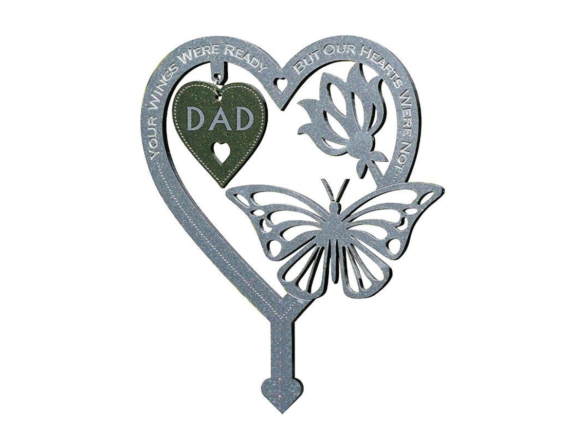Regalo Para Padre Decoración Jardín Recuerdo Mariposa Ornamento Memorial