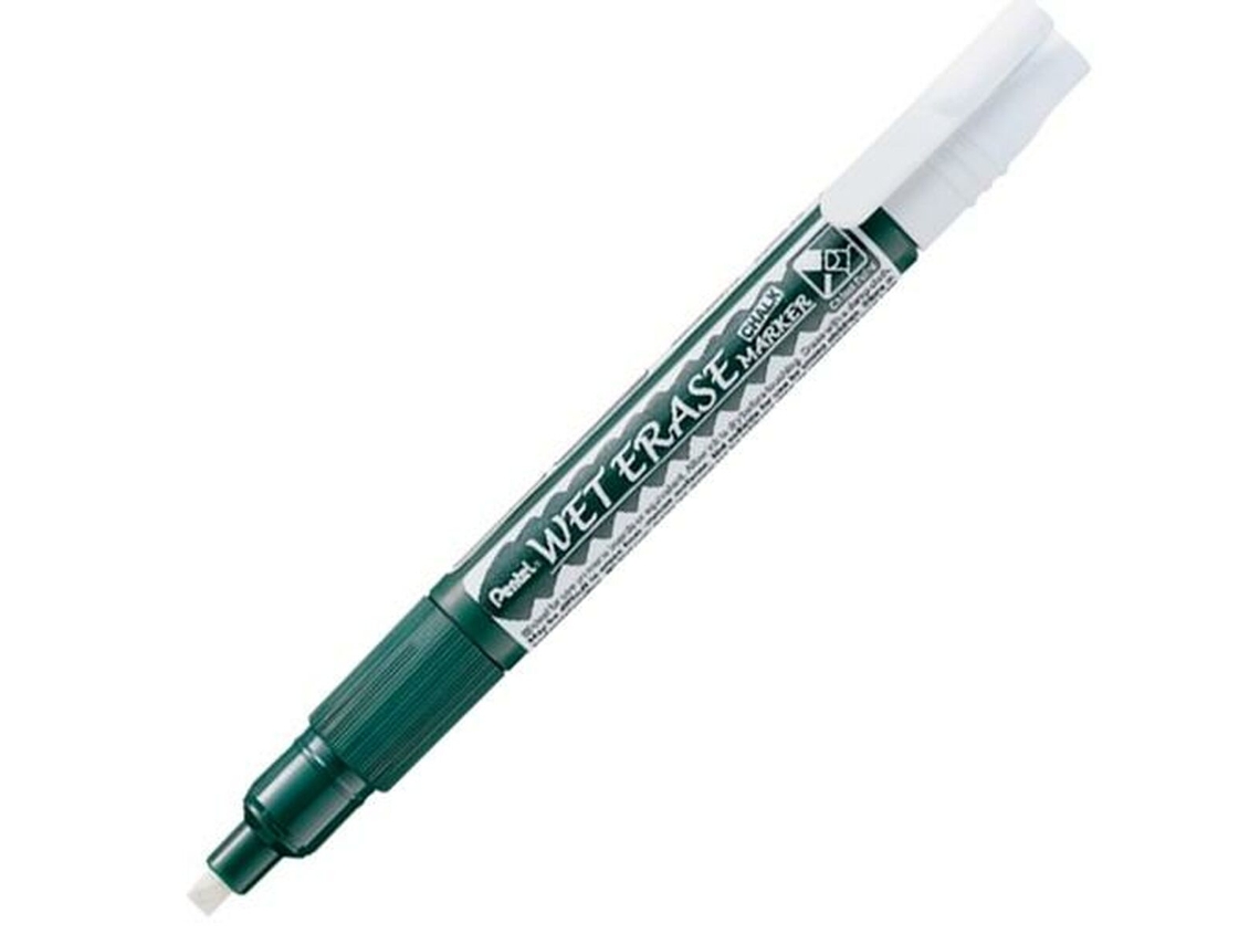 Liquid Chalk Markers Pentel Wet Erase Branco 12 Unidades