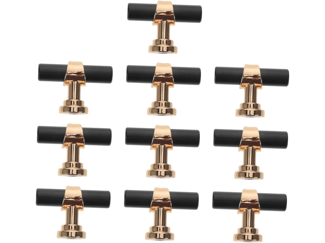 Conjunto De 10 Puxadores Pequenos Liga Metálica Para Armários Cozinha, Incluindo Puxadores De Portas E Gavetas, Na Cor