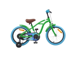 Vidaxl Bicicleta Infantil 16 Polegadas Para Crianças De 4 A 6 Anos