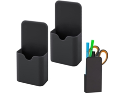 Wxsp, Porta, Canetas Magnético, Pacote Com 2 Unidades, Caixa Organizadora Para Canetas Magnéticas, Material De Escritório, Ideal Para Geladeira