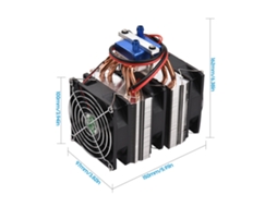 Laxiscreed - Câmara Frigorífica De Alta Potência De 180w Para Aquários, Com Tubos De Cobre Para Dissipação De Calor