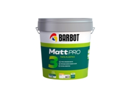 Tinta Plástica Barbot Matt Pro 3 Ext/int Br 15l