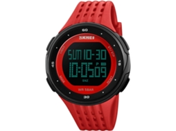 Sport À Prova DÁgua Led Relógios Digitais Femininos-Vermelho