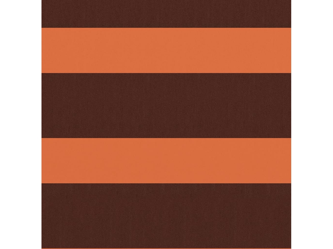 MAISON EXCLUSIVE Tecido Varanda em Tecido Oxford Laranja e Castanho (75x500 cm)